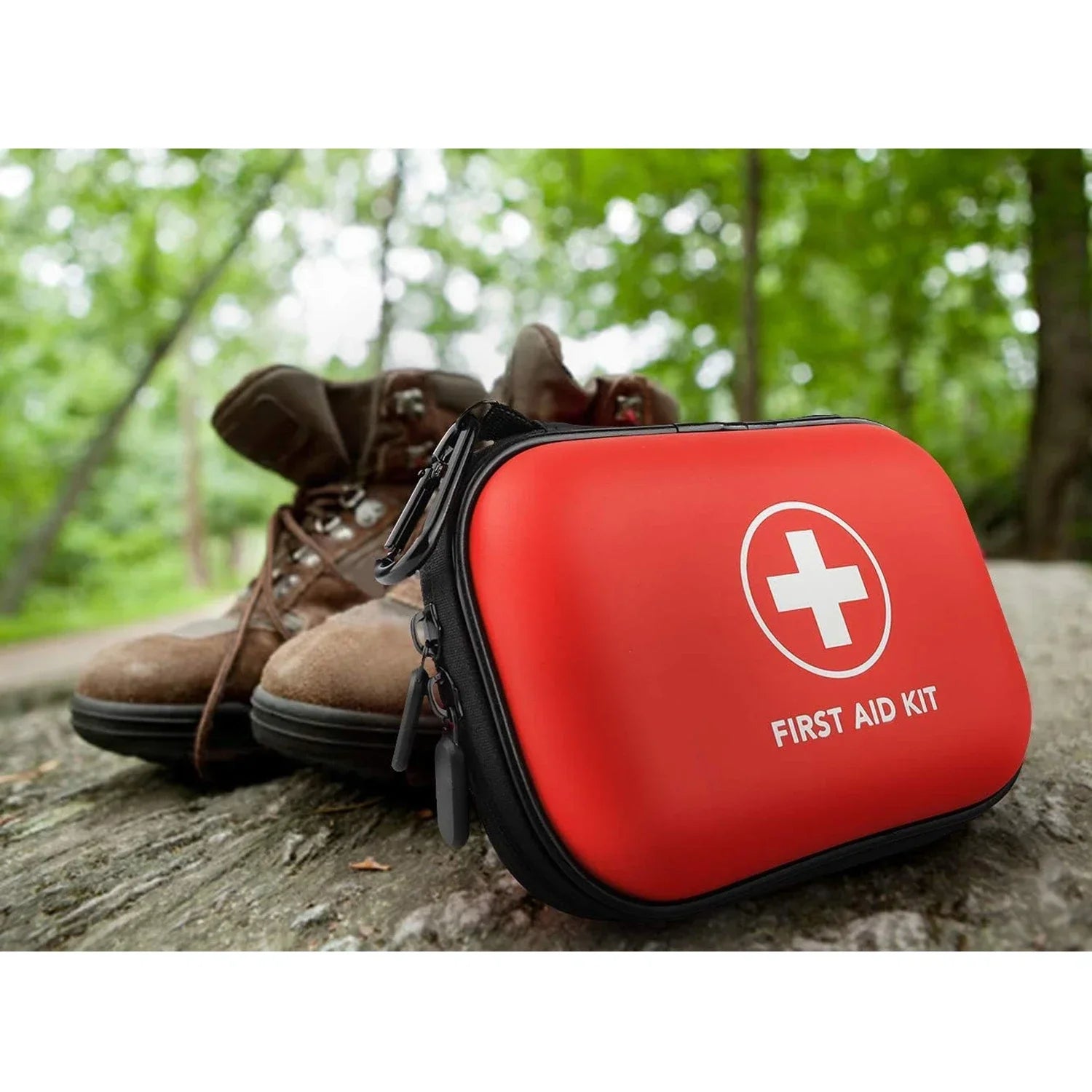 Empty Medical First Aid Storage Bag in small PU EVA design for travel and camping