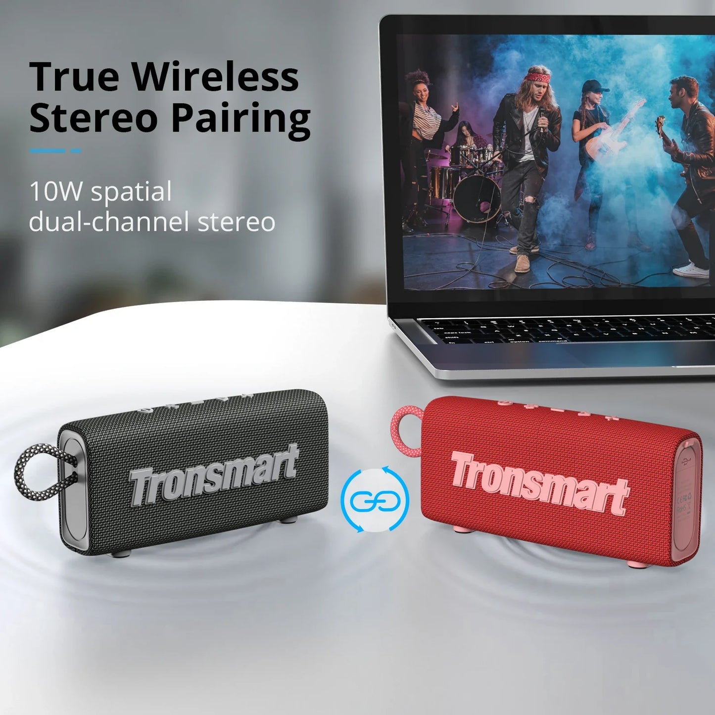 Tronsmart portable Bluetooth speaker with waterproof design and dual drivers

