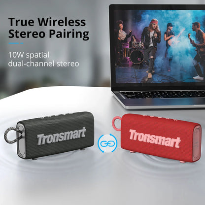 Tronsmart portable Bluetooth speaker with waterproof design and dual drivers

