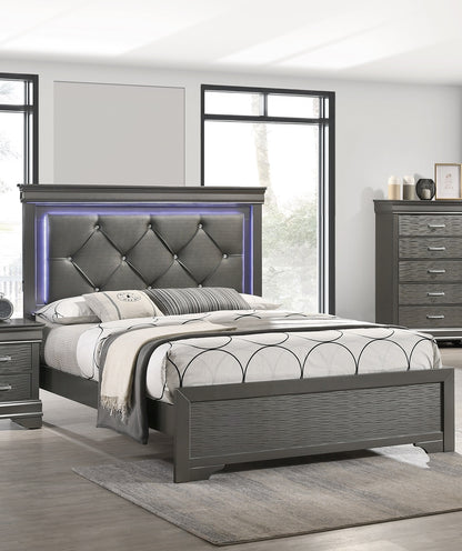 tufted headboard bed