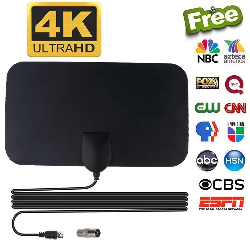ClearSignal TV Antenna Booster plugged into HDTV for stronger signal

