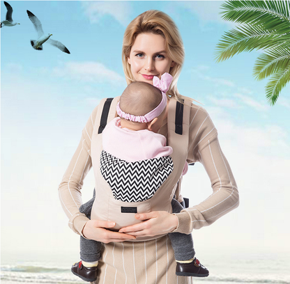 Universal multifunctional baby carrier with ergonomic design for newborn and toddler comfort

