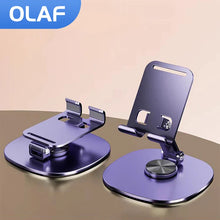 Olaf rotating table cell phone holder desktop stand for iPhone and iPad