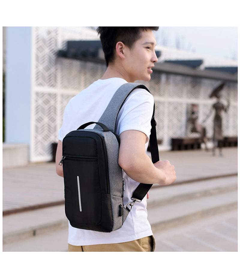 usb charging sling bag