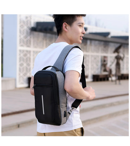 usb charging sling bag