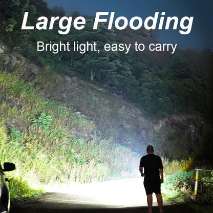 Multifunctional COB Flashlight with Adjustable Angle, Magnetic Base, and Keychain Clip for Outdoor and Emergency Use