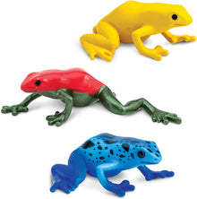Safari Ltd. Poison Dart Frog figurines in vibrant colors for kids