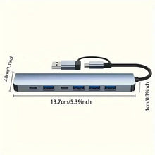 VIENON 7-in-1 USB C Hub Aluminum USB Splitter for Enhanced Connectivity