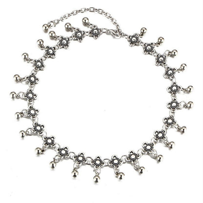 Vintage multi-layer tassel pendant necklace for women