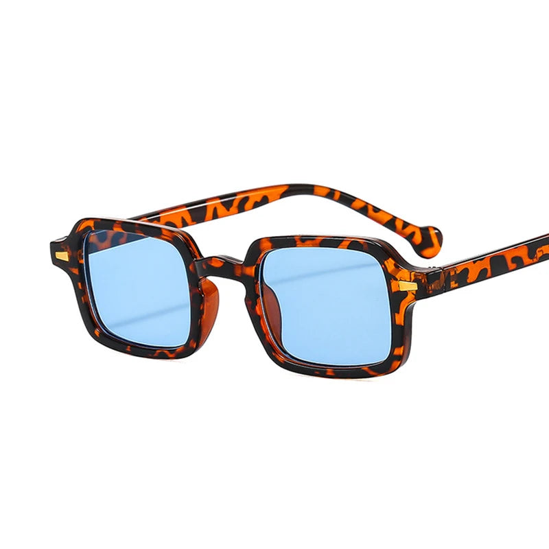 Luxurious rectangle sunglasses for men and women with UV400 protection
