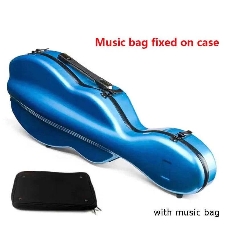 Carbon Fiber Violin Case with lock and double shoulder straps in multiple sizes


