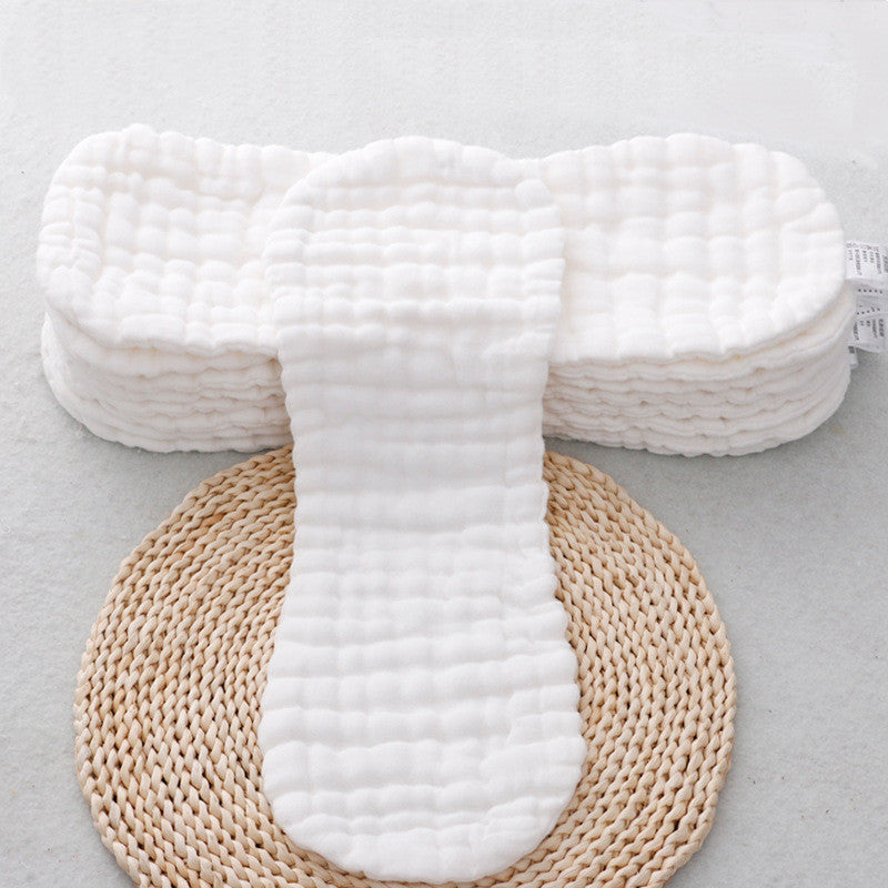 12-layer washable cotton baby diapers for newborns with soft breathable fabric

