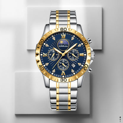 Mens business quartz watch