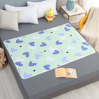 Cartoon dino waterproof baby changing pad for diapering