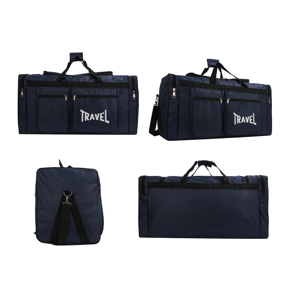 Foldable Travel Duffel Bag waterproof large capacity sports and business bag

