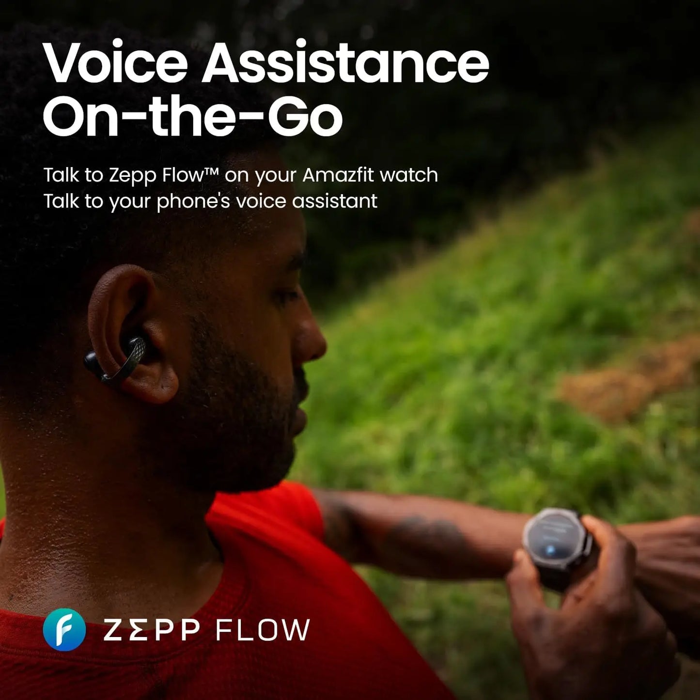 Amazfit Up Open Ear Wireless Earbuds with AI Noise Reduction and Waterproof Design