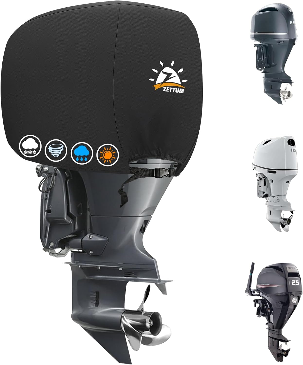 Outboard motor cover for all brands

