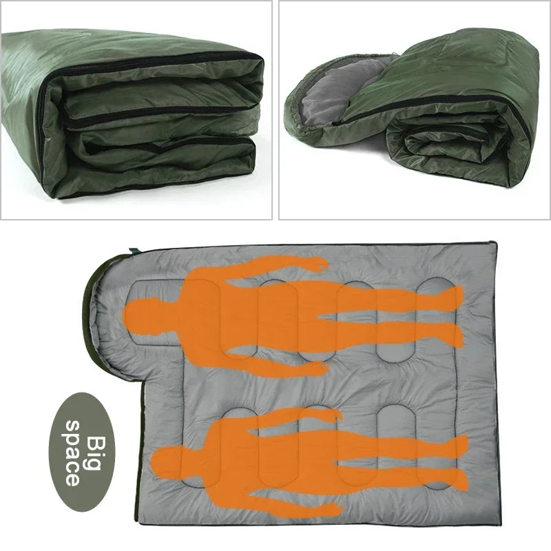 4 season sleeping bag for outdoor camping and hiking, ultralight and waterproof

