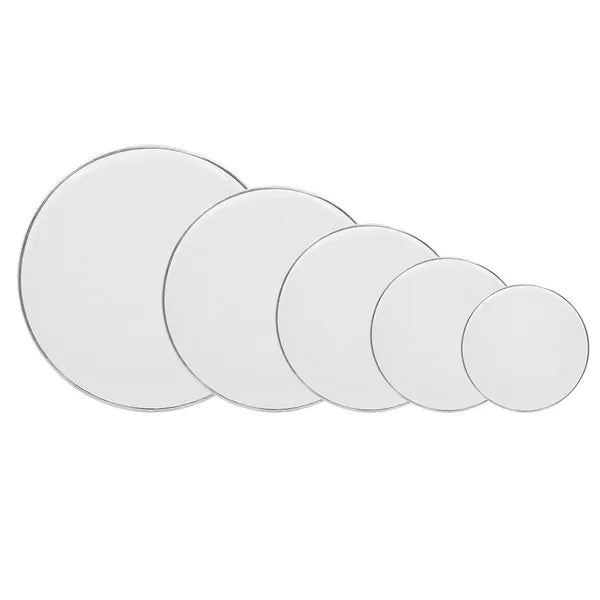 white drum skins