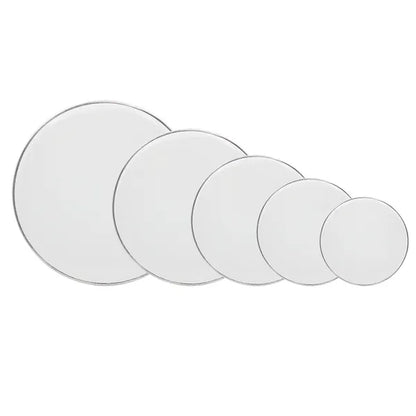 white drum skins