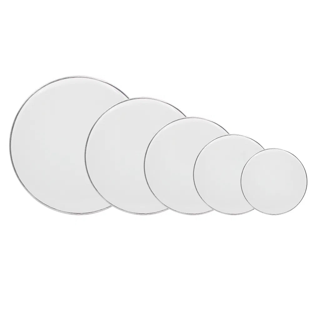 white drum skins