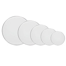 white drum skins