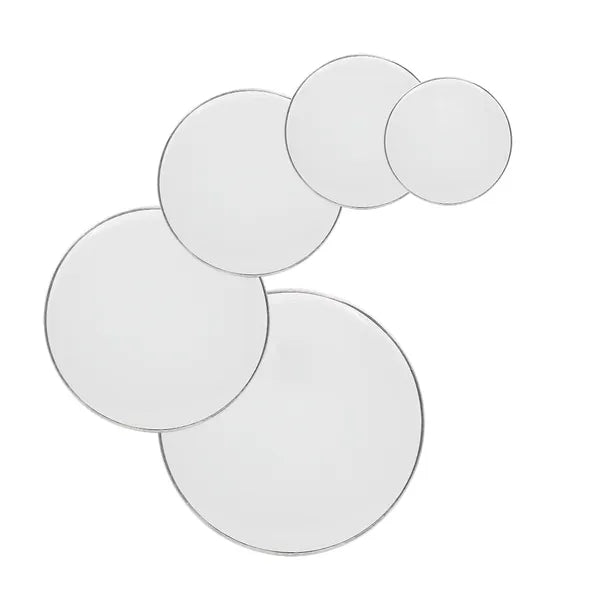 white drum skins