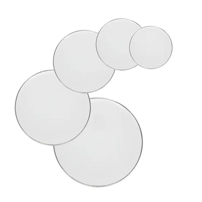 white drum skins