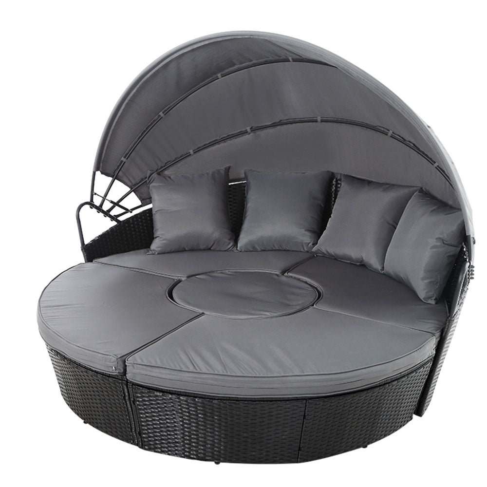 wicker sun lounge set
