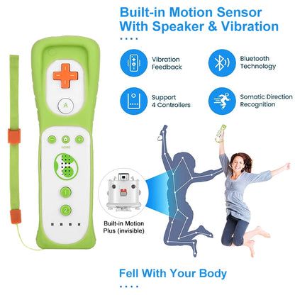 Wii Remote Controller Set with Motion Plus and Nunchuck for Nintendo Wii

