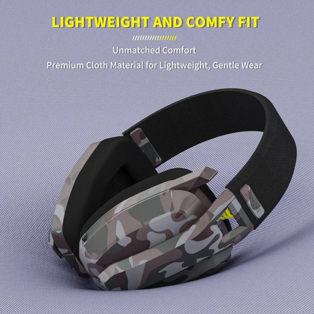 BINNUNE BW06 wireless gaming headset for PS5 with mic and Bluetooth support

