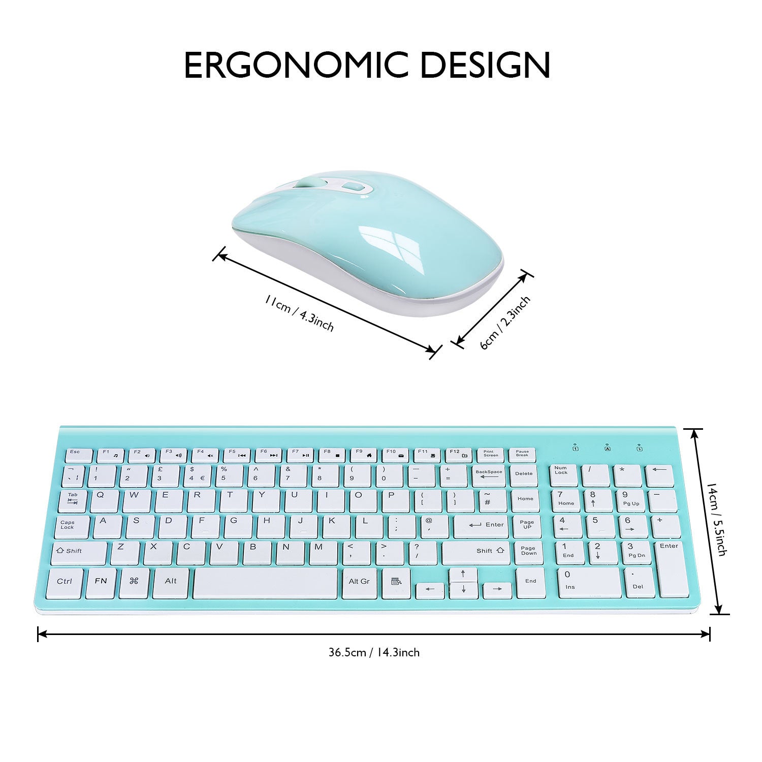 wireless keyboard set