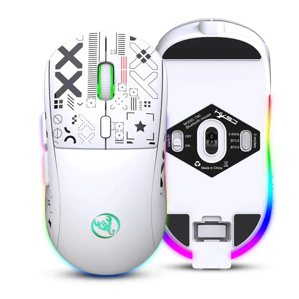 Rechargeable RGB Wireless Gaming Mouse with 3600 DPI for PC and Laptop

