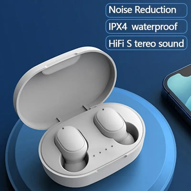 A6S Bluetooth Headset TWS Earbuds waterproof in-ear stereo with mic for sports and running