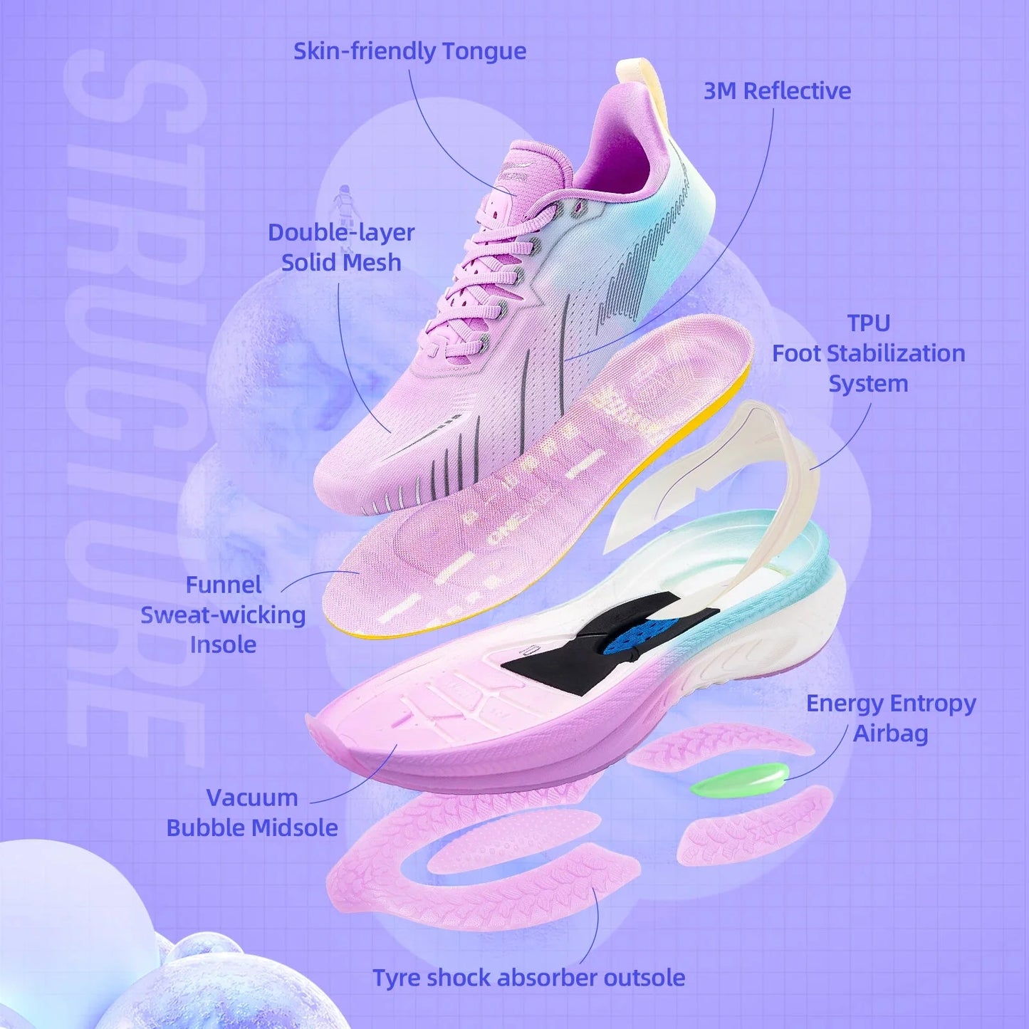 Women's Running Shoes | Breathable Athletic Sneakers for Jogging
