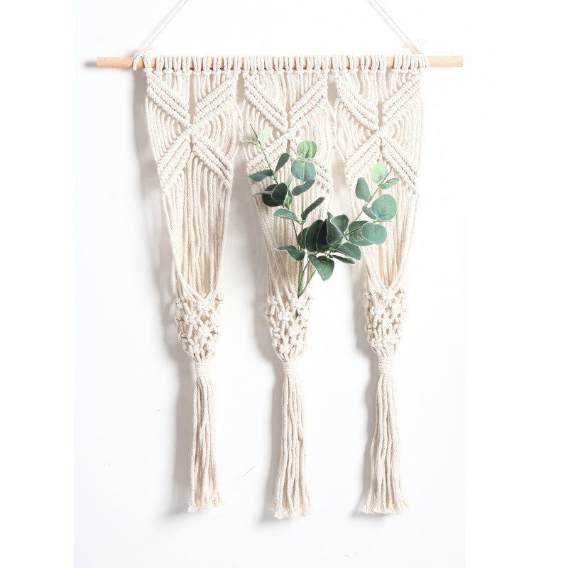 woven flower holder
