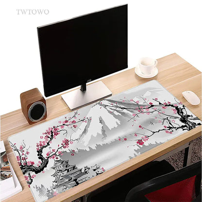 Elegant Sakura Mouse Pad – Soft, Aesthetic & Non-Slip Design